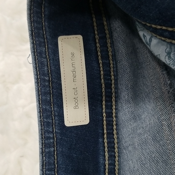 Naf Naf Boot Cut Medium Rise Blue Jean . 8 - Picture 15 of 16